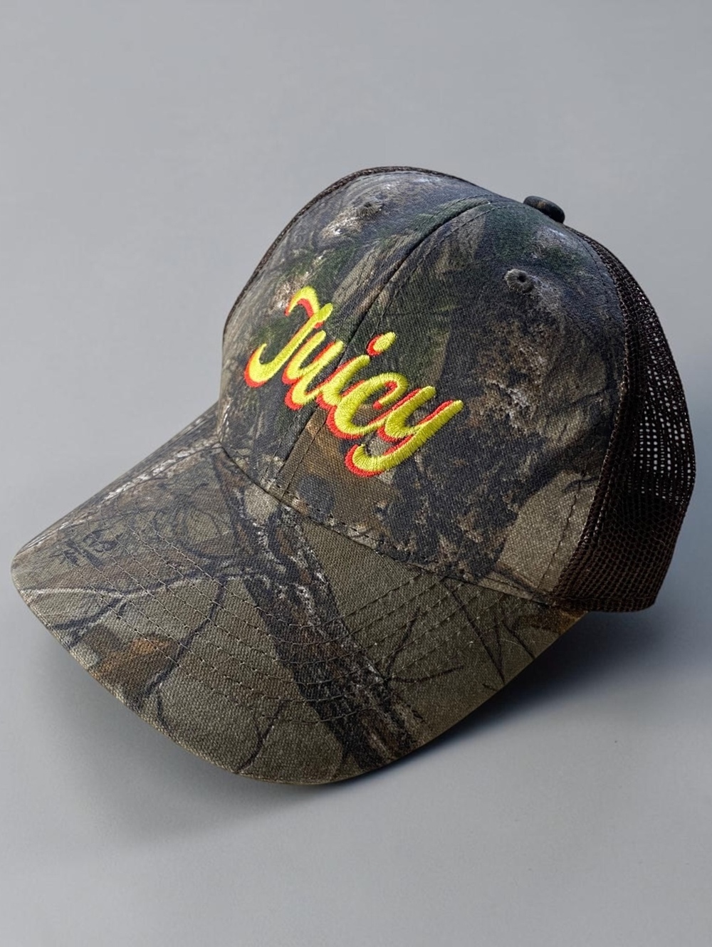 Port Authority RealTree Camo Trucker Hat Juicy Shop CATS Mesh Back Hook Loop Cap